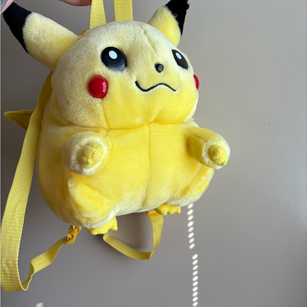 Vintage Pikachu Plush Backpack